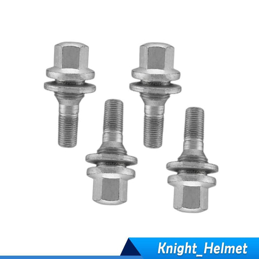 4 pcs Wheel Bolts for Peugeot 206 207 307 308 406 407 607 Partner Silver Q