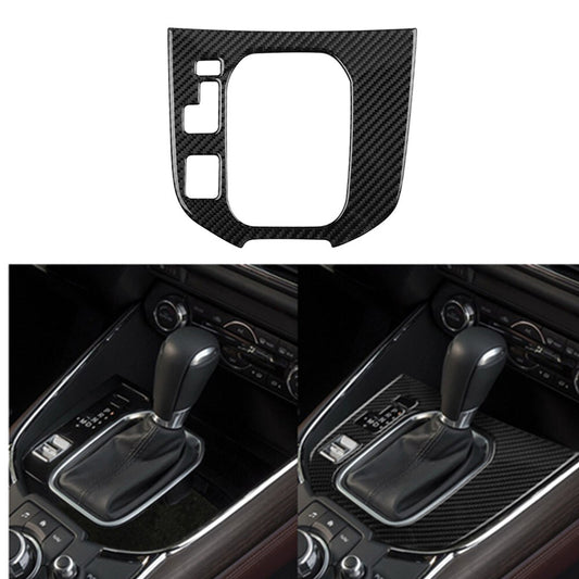 Suitable for 16-21 for Honda for Civic carbon fiber style rearview mirror rain eyebrow cover decoration- v