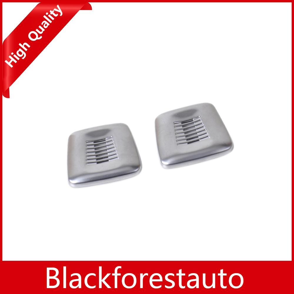Pair Chrome Interior Roof Dome Microphone Cover Trim Fit for BMW F25 X3 4 5 6 Series Q