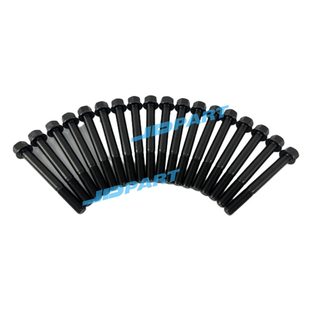 18-piece V1200 cylinder head bolts for diesel engine parts -