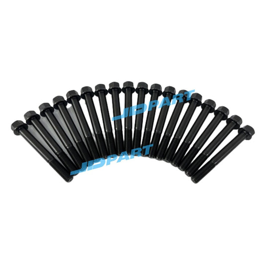 18-piece V1200 cylinder head bolts for diesel engine parts -