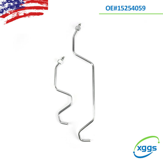 2X Rack Pinion Transfer Lines for GMC for Yukon for Sierra for Chevrolet for Cadillac 15254058/9 Q