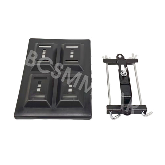 28cm Battery Tray Bracket Storage Battery Holder W/Tray Mount Hold Down Clamp Q