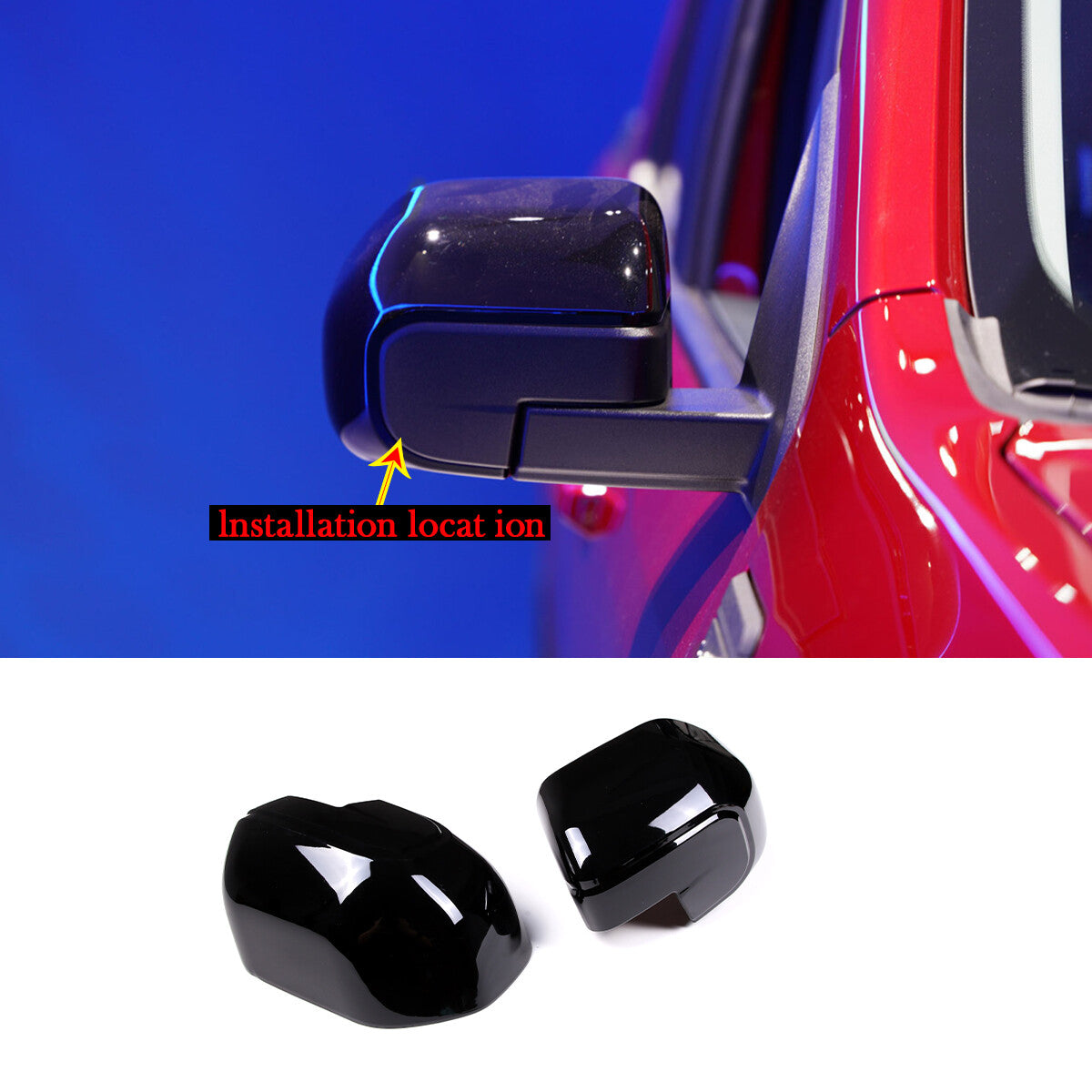 Leather Car Key Fob Case Cover Holder For FOCUS FUSION EDGE EXPLORER F150- v