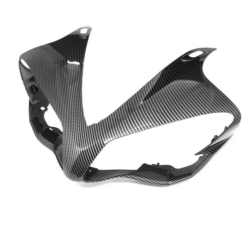 Carbon fiber front nose headlight panel fairing for Yamaha YZF R1 2007 2008