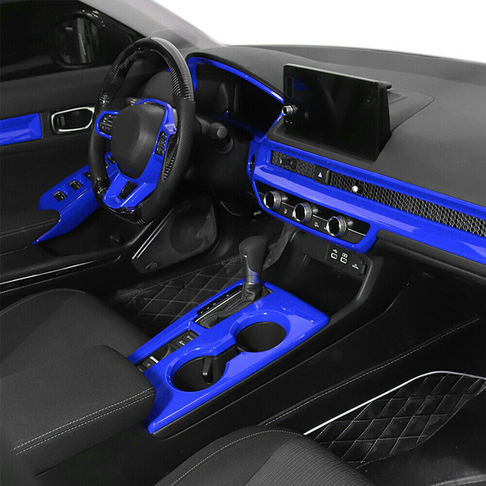 Instrument LR Air Outlet Vent Trim for Honda for Civic 11th 2022-2023 Bright Blue
