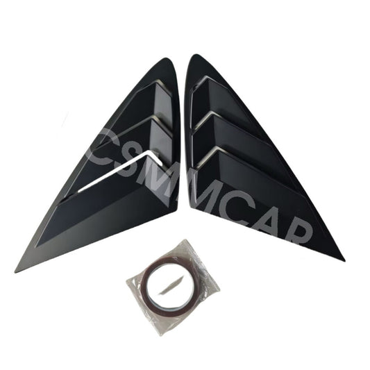 Quarter Window Louver Cover Exterior Trims Fit For 2020-2023 for Hyundai Sonata