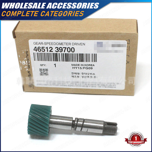 Engine speedometer drive gear suitable for Hyundai and for Kia 3.3L, 3.5L, and 3.8L engines. 46512-39700