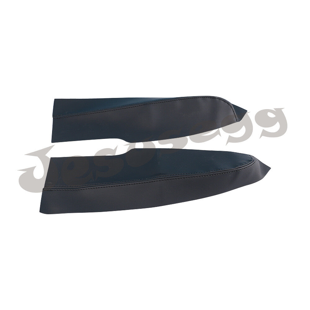 Pair Door Panels Armrest Cover For 2006-11 for Honda for Civic Replacement Vinyl Black Q