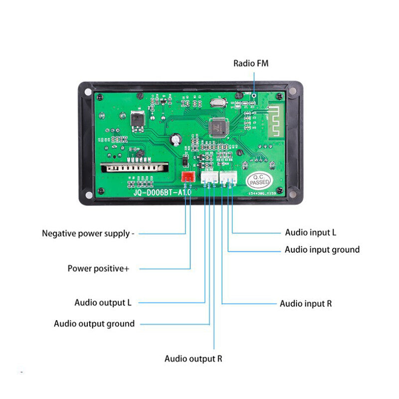 Car Amplifier Bluetooth Module Audio Accessories MP3 Decoder Board Universal¡Á1 v