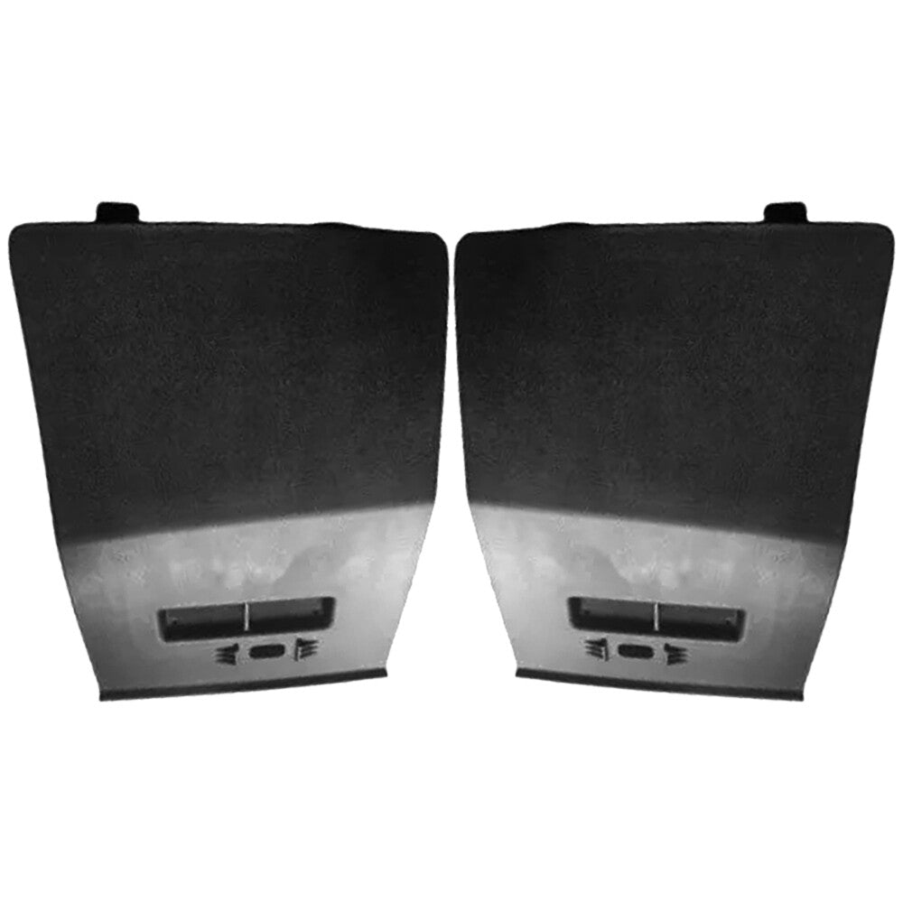 2Pcs Rear Longitudinal Beam Trim Black Plastic Left+Right Replacement For EQC