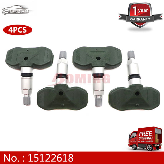15122618 new 4-Piece TPMS Tire Pressure Sensor Set for Chevrolet Colorado for GMC for Hummer for Canyon