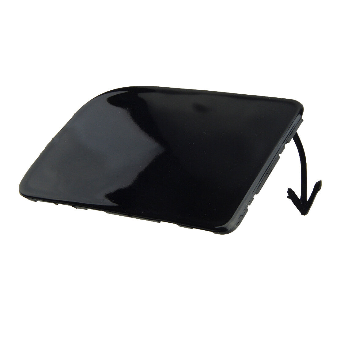 Black Front Bumper Tow Hook Cover Towing Eye Cap Fit for Sentra 2016-2019 v