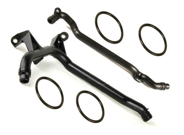 2-piece set of water pump coolant hoses with O-rings suitable for E36, E39, E46, 325i, 330i- n