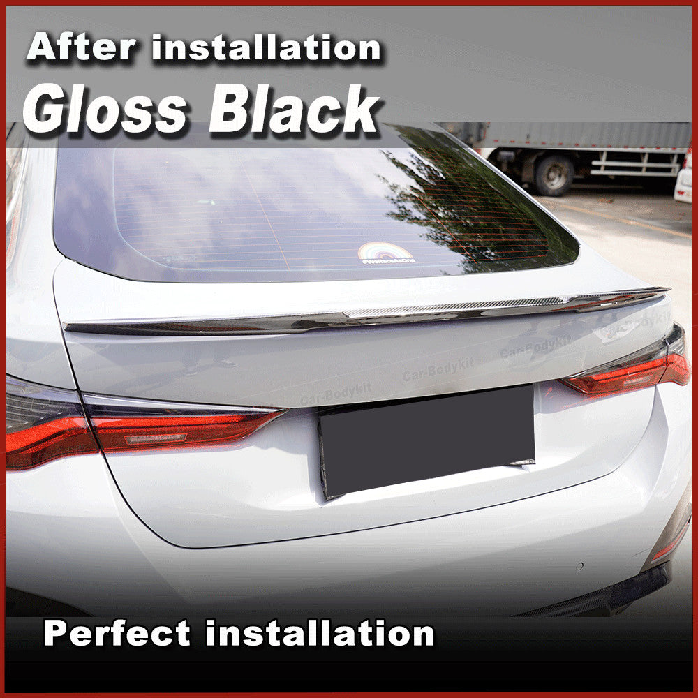 Fit for BMW I4 G26 430i 440i 2021-2023 Gloss Black Rear Trunk Spoiler Wing Lid