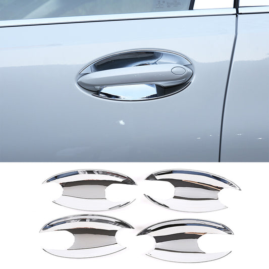 4¡ÁChrome ABS Outer Side Door Handle Bowl Trim for BMW 3 Series G20 G28 2020-2022