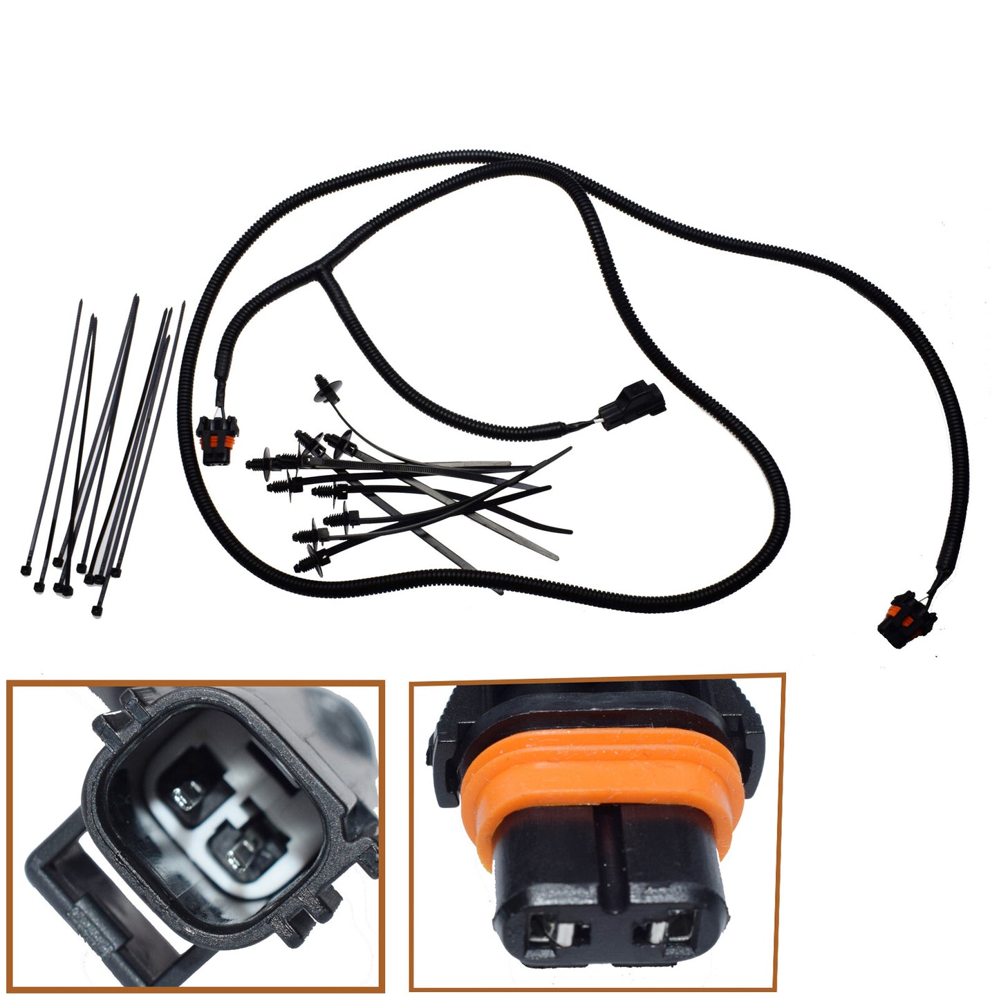 Fog light wiring harness connector for Dodge for Ram 1500 2500 3500 trucks 56045501AC- n