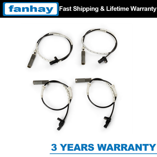 4-piece front + rear left + right ABS wheel speed sensors for BMW E82 128i 34526760425