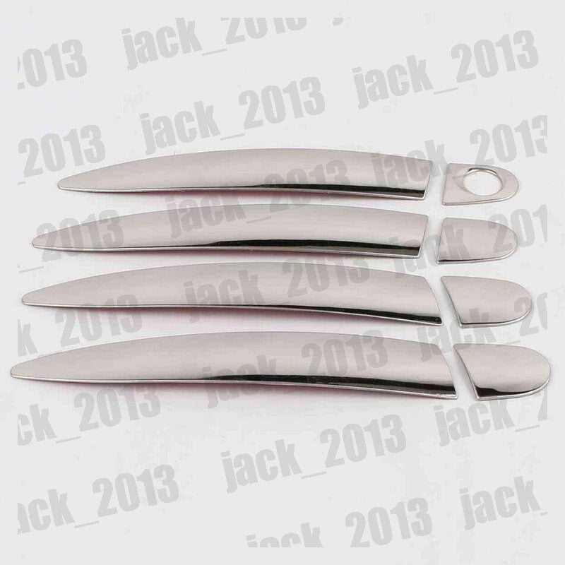 for BMW 3-Series 2013-2019 8PCS Cover Trim silvery stainless Side Door Handle