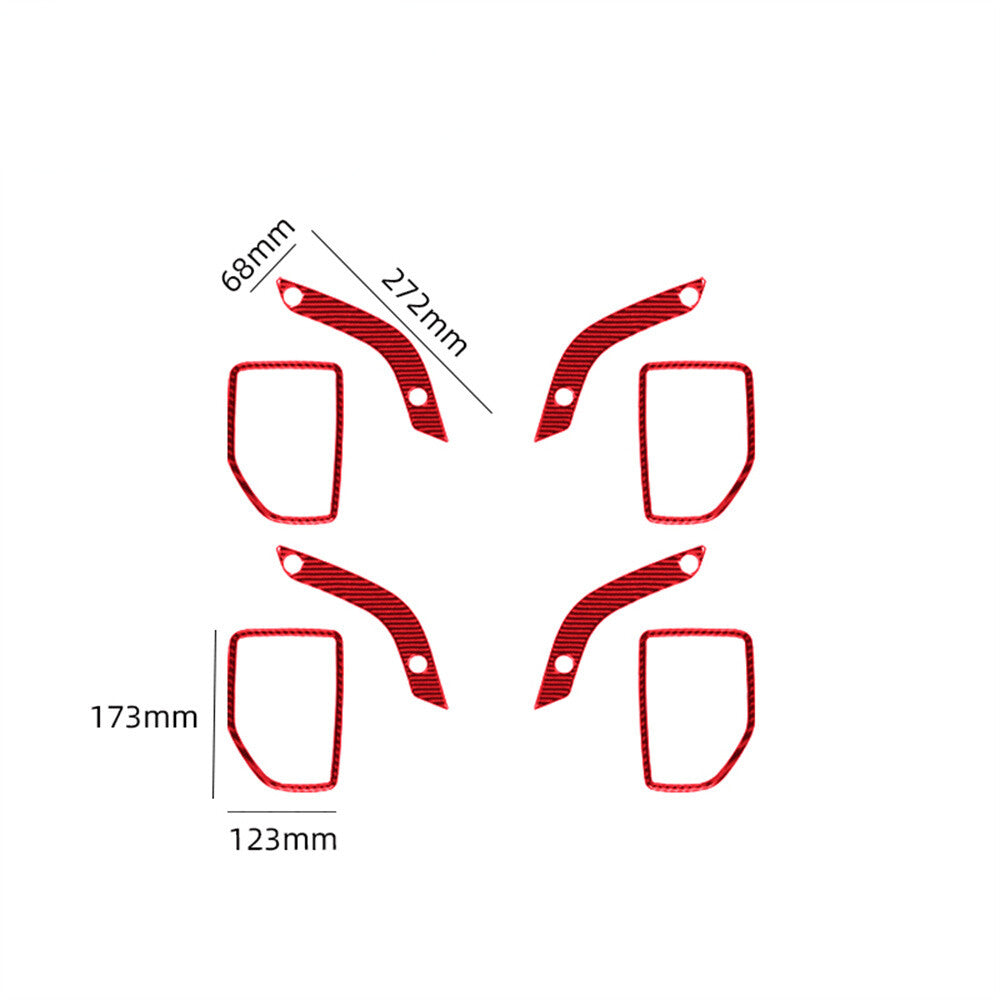Car Light Control Panel Trim Stickers Carbon Fiber for Audi A4 S4 2005-2008 v