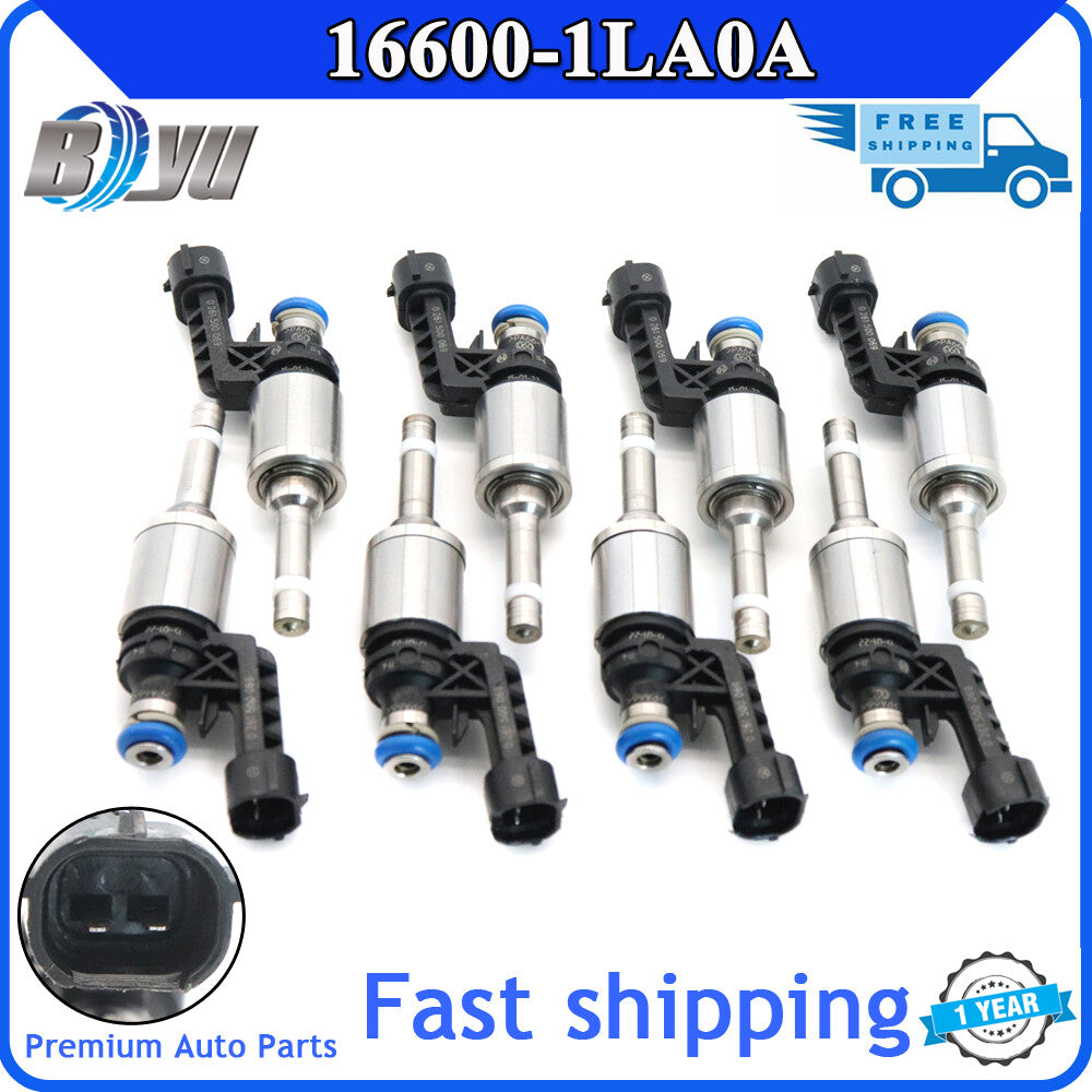 8-pack of 16600-1LA0A fuel injectors for Infiniti M56 QX56 5.6L V8 2011-2013 FJ1179