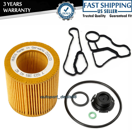 Oil Filter Housing Gasket Cooler Seal fit for BMW X1 X3 X5 N26 N52 N54 N56 New Q