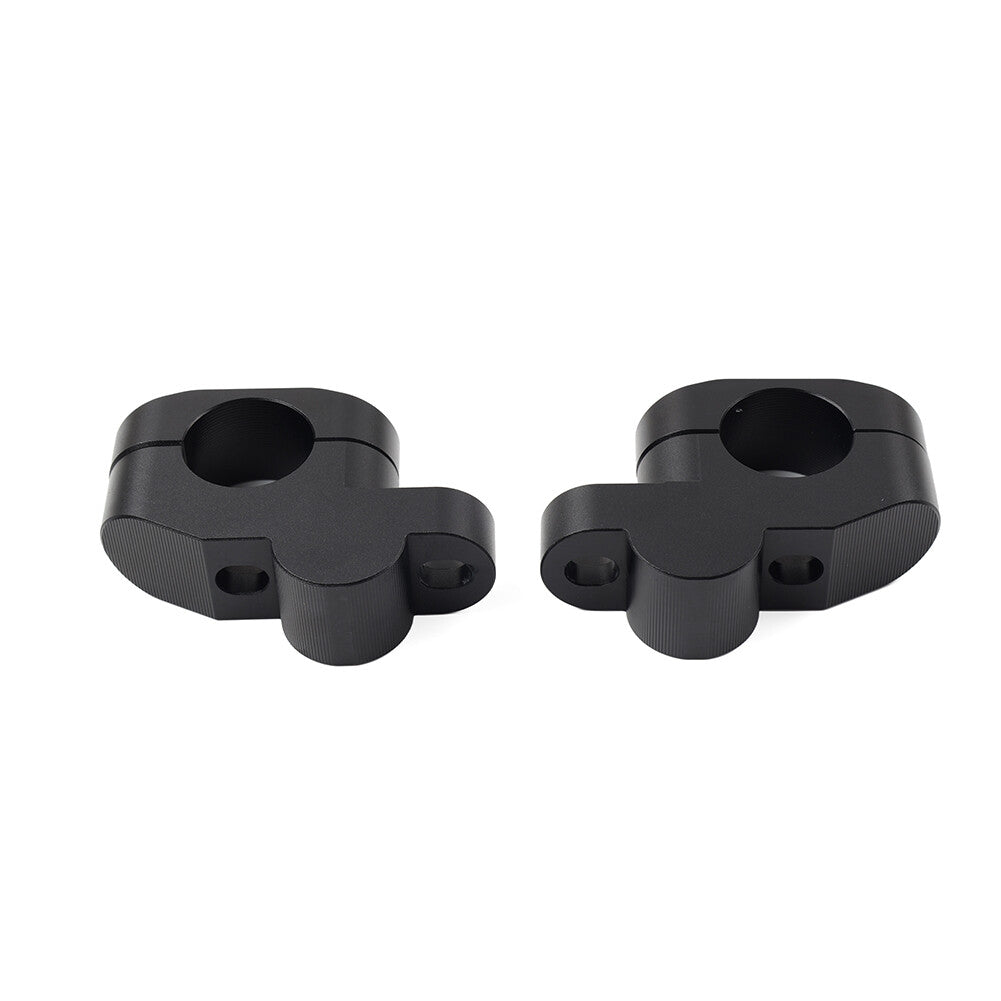28mm 1 1/8 Offset Handlebar Clamp Mount Riser Black for Honda for Suzuki for Yamaha Q