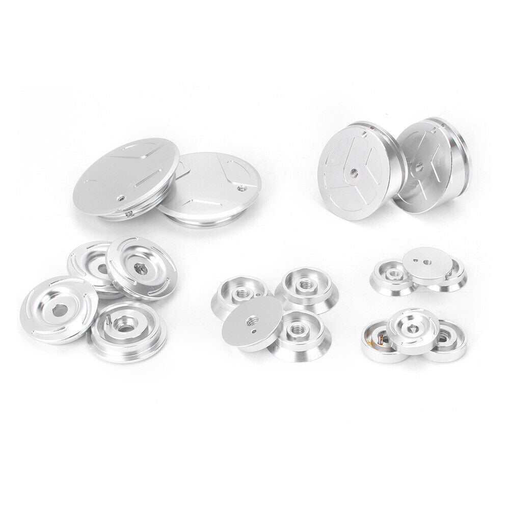 1 Set Aluminum Silver Frame Hole Cover Caps for BMW R 1200 GS ADV LC 2014-2015