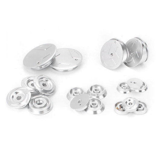 1 Set Aluminum Silver Frame Hole Cover Caps for BMW R 1200 GS ADV LC 2014-2015