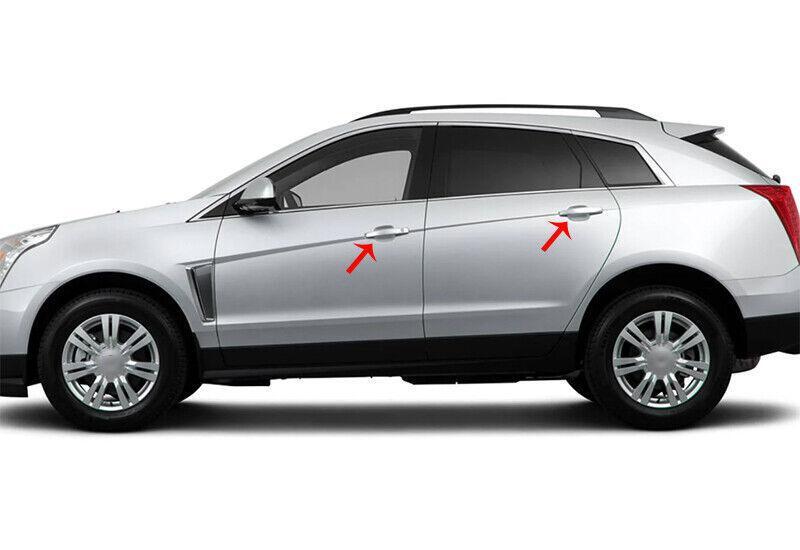 Chrome Exterior Outside Door Bowl Cover Trim 4PCS Fit for Cadillac SRX 10-16 SUV