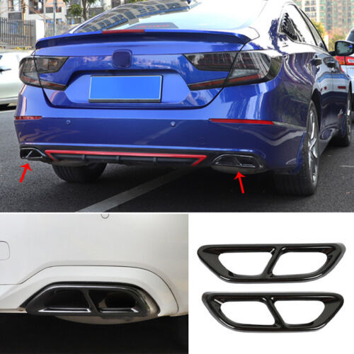 Titanium Rear Muffler Tip Pipe 2pc for Honda Accord 2018-2022