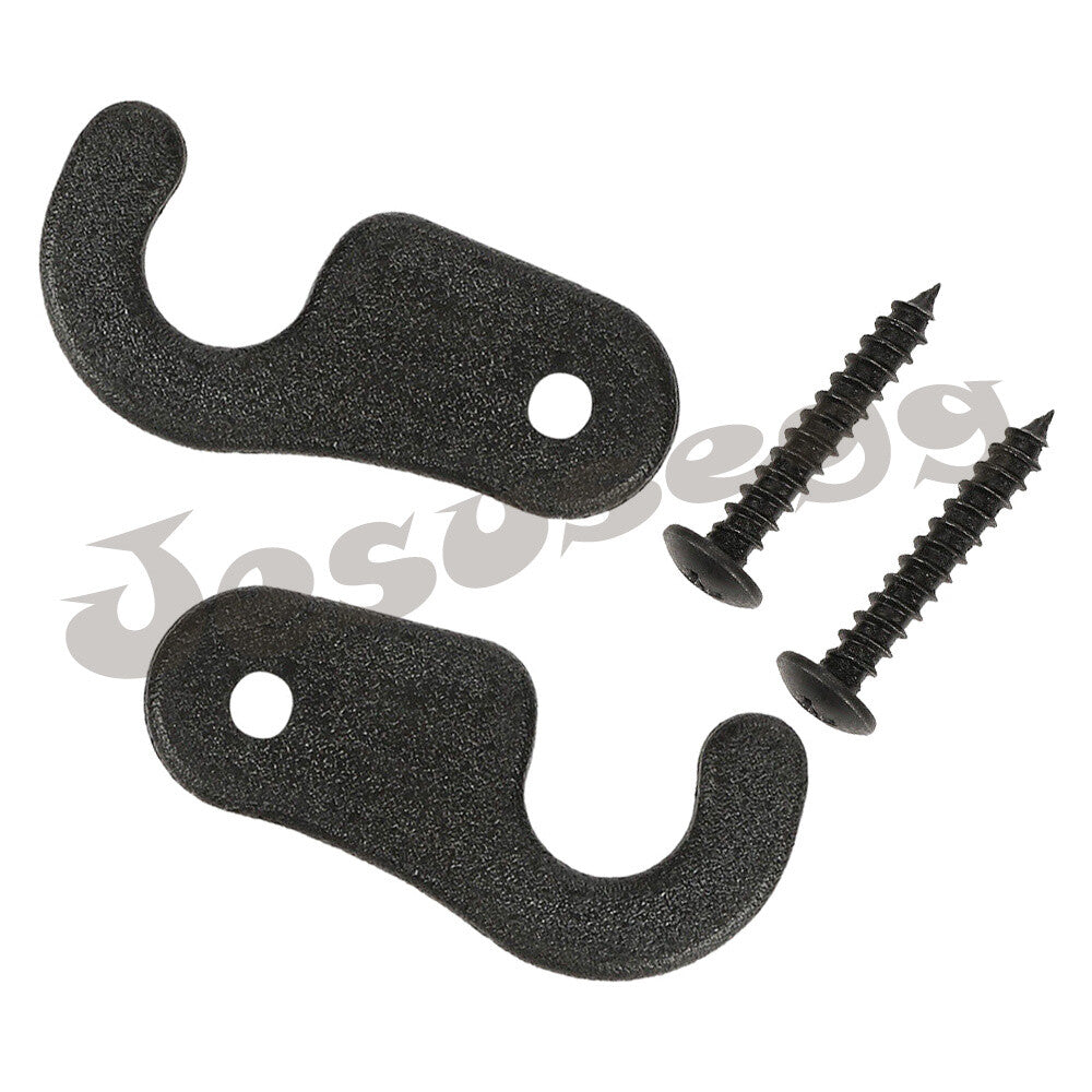 Fit for Jeep 2018  er Jk Jl Jt Gladiator for Wrangler Black Sun Visor Clips 2Pcs Q