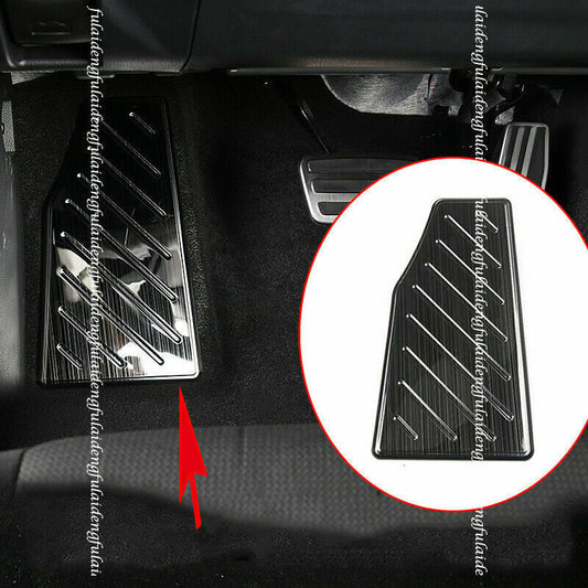 for Toyota RAV4 2019-2023 Black titanium Car Left Foot Rest Pedal Pad Cover Trim Q