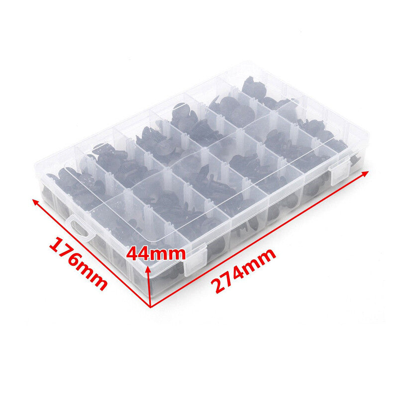 192-piece car panel retainer, rivet, decorative clip, anti-collision buckle combination kit - n