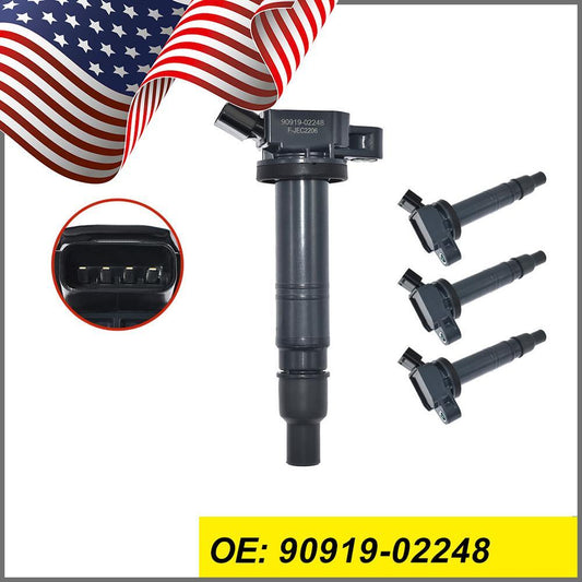 4Pcs Ignition Coli for Toyota for Camry Hilux Tarago RAV4 Prado for Lexus IS 90919-02248