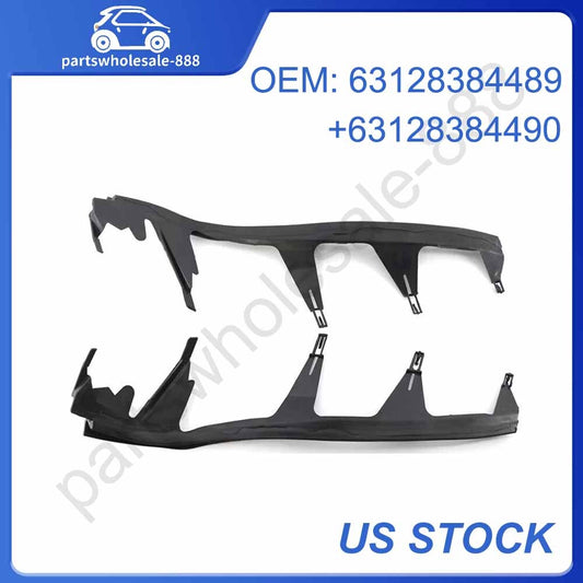 1 Pair Left Right Headlight Cover Strip Upper Headlamp Gasket For E46/M3