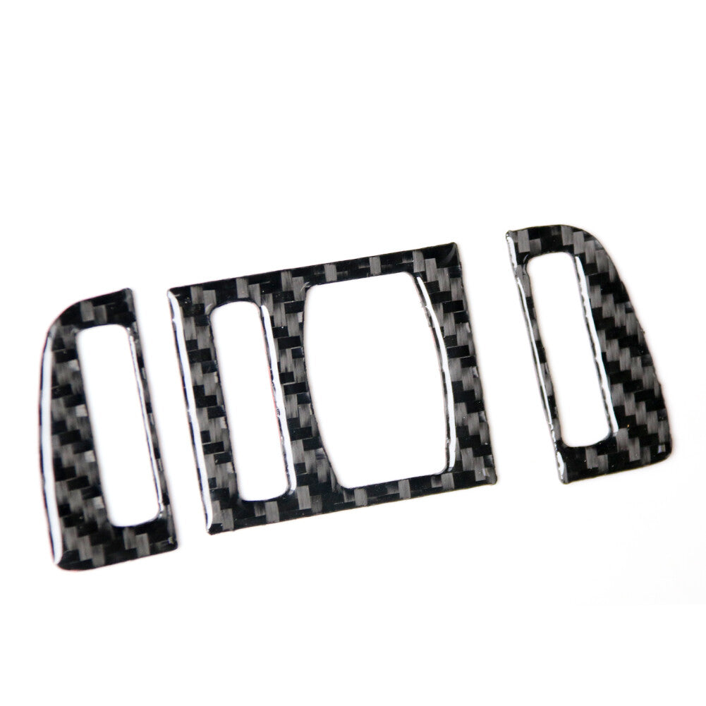 Carbon Fiber CD Control Panel Cover Trim Sticker For 5 F10 2011-2017 v