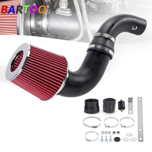 Cold Air intake Kit MATT BLACK w/RED For Chevy 96-05 S10 Blazer Jimmy 4.3L V6 Q