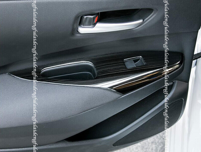 for Toyota for Corolla 2019-22 Black titanium Door Armrest Window Lifter Cover Trim