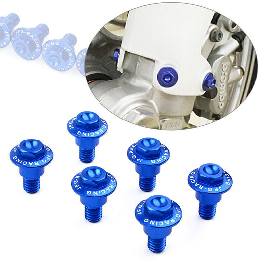 6x Fork Guard Bolts Fit for Yamaha YZ450FX 250FX YZ250X 125X YZ125 250 450F 2008-18 Q