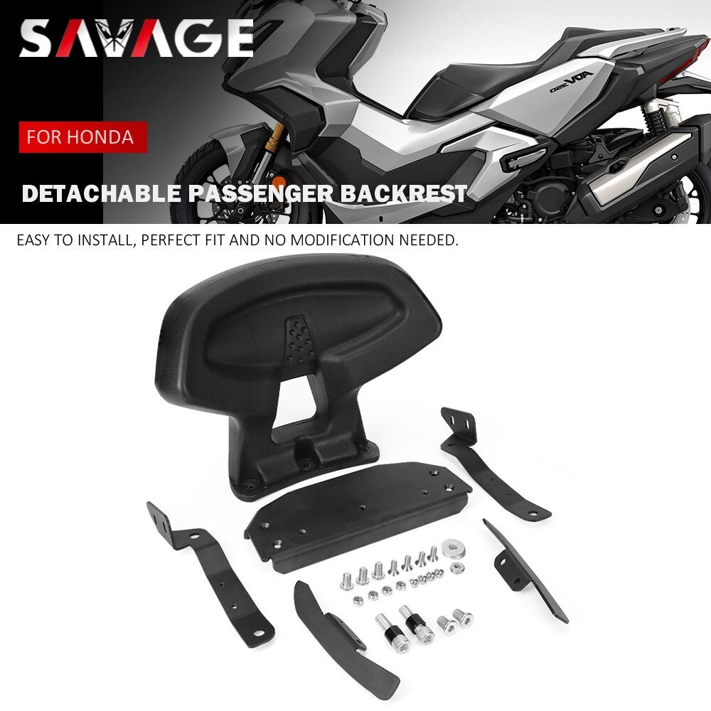 Detachable Passenger Backrest w/Cushion Sponge Pad for HONDA ADV 350 FORZA 350 Q