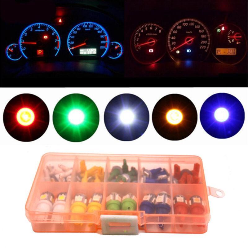 Car dashboard T5 T10 retrofit lights 5050SMD LED instrument panel indicator lights - n