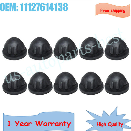 10¡Á Engine Cover Grommets Rubber Mount Gromment for BMW E88 E82 F55 F56 X1 X7 Z4