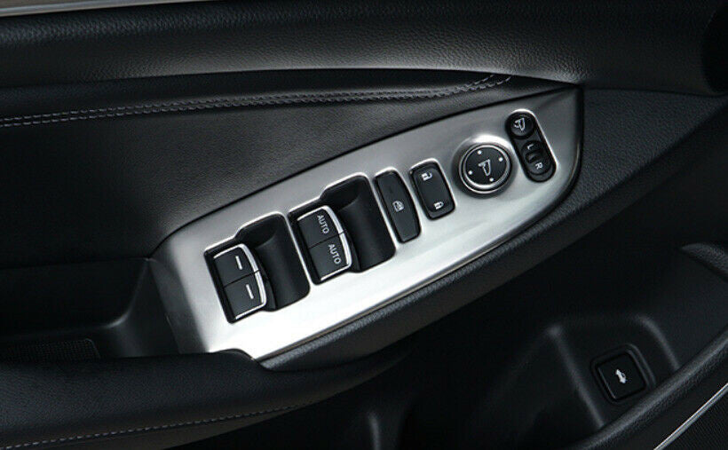 2x for Honda Accord 2008-2012 PU Leather Hand Brake Auto Gear Shift Knob Cover v