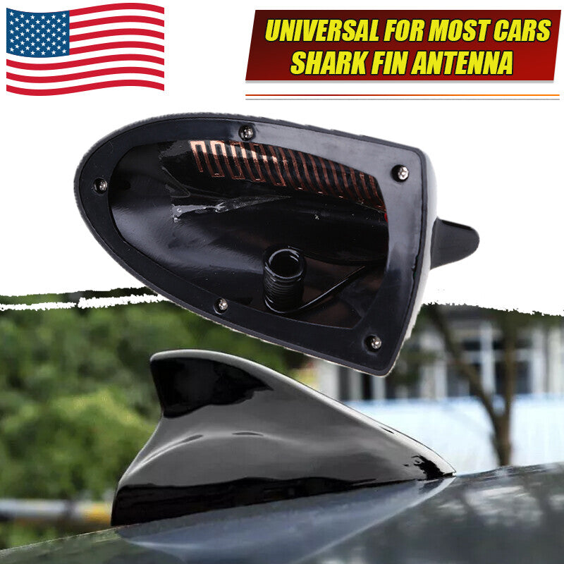 AI Applicable to 2015-2020 for Kia Sonata Shark Fin Antenna Cover - New Ebony Black Q