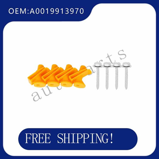 Plastic Undertray Mounting Clips for Smart Fortwo 2008-2014 A0019913970 - 4 Set