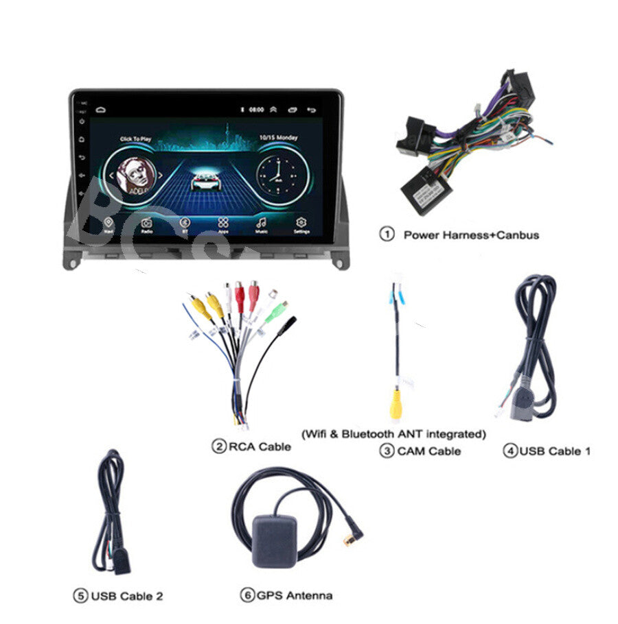Fit for Mercedes Benz C Class W204 S204 2006 Car Player Stereo Radio For Carplay