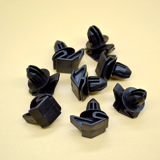 10pcs Nylon Fender Corner Rocker Moulding Clips Fastener Screws for Ford Focus