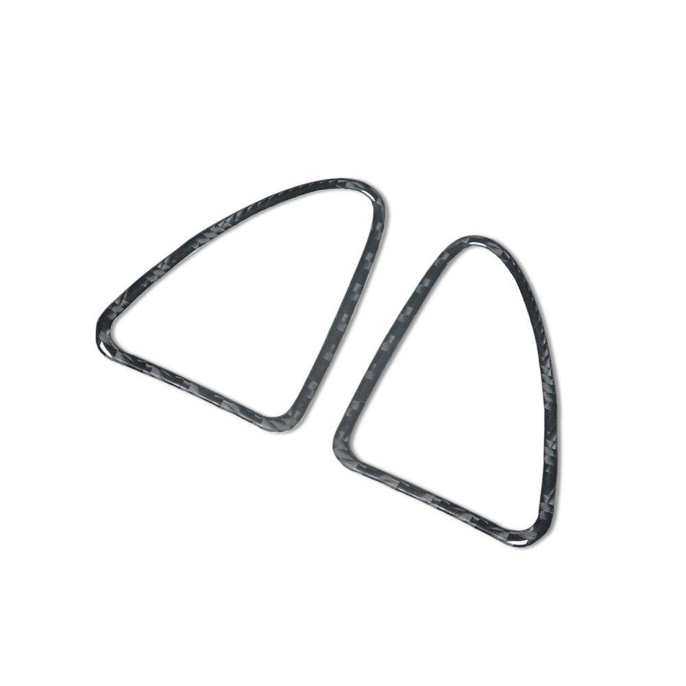 Carbon Fiber Demist Air Vent Outlet Cover Trim for Chevrolet Sonic 2012-2016