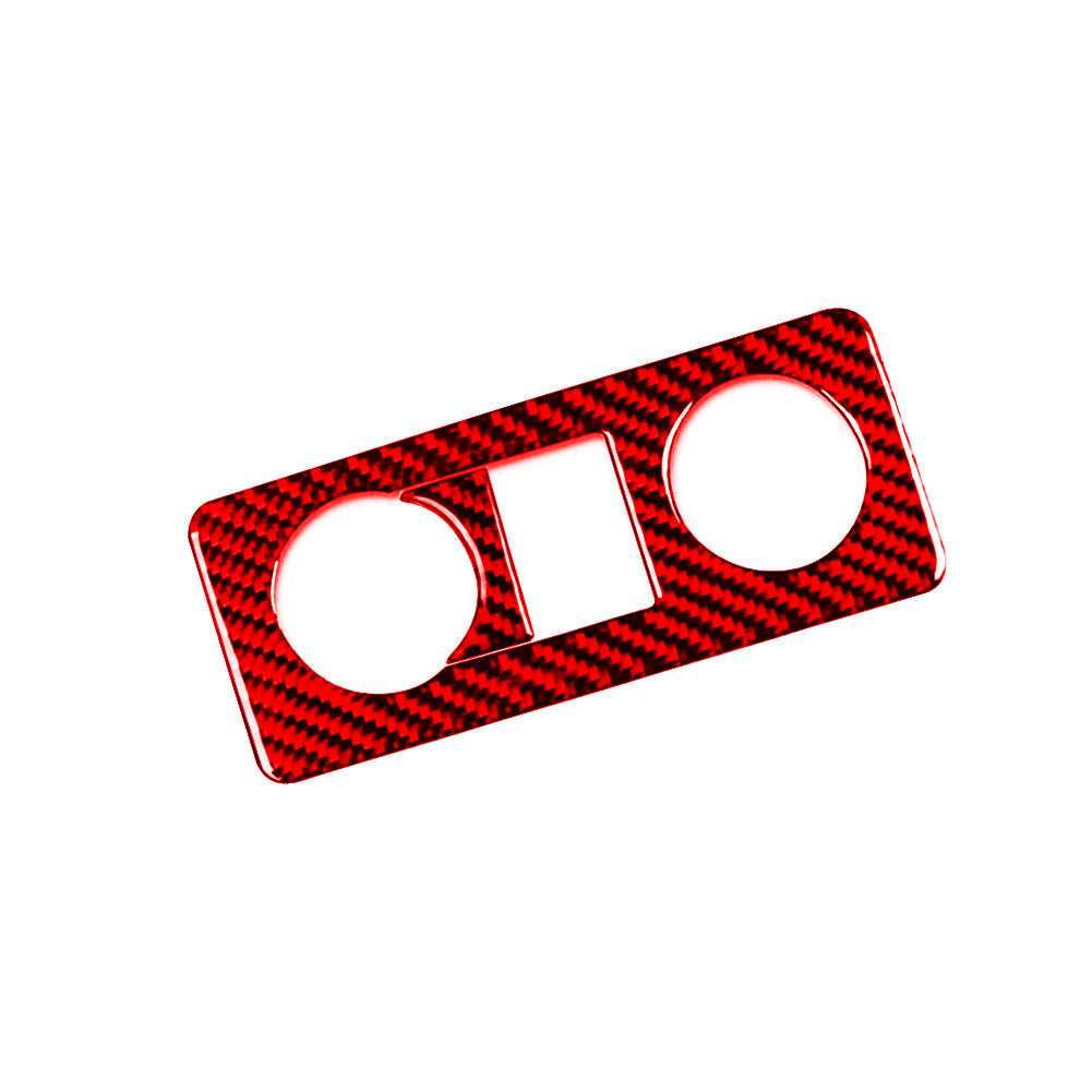 Red Carbon Fiber Dim Light Control Trim For Silverado/tahoe/ for sierra 2007-14 TypeA